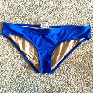 JCrew Blue Bikini Bottom Size M